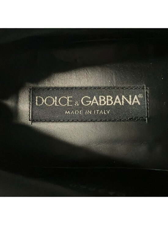 Dolce & Gabbana Short Boots 6 Dark Brown Black Leather main image 4